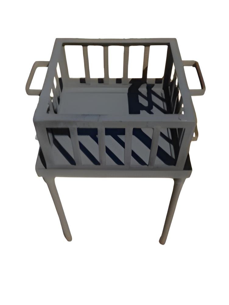 Inside look at our Small Portable Campfire Wood Fire Grill with Griddle