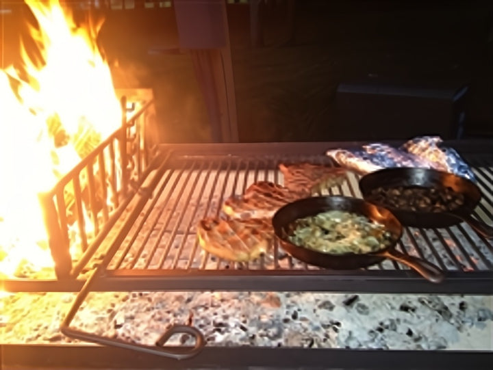 Fire Table Uruguayan Grill Kit - Heritage Backyard