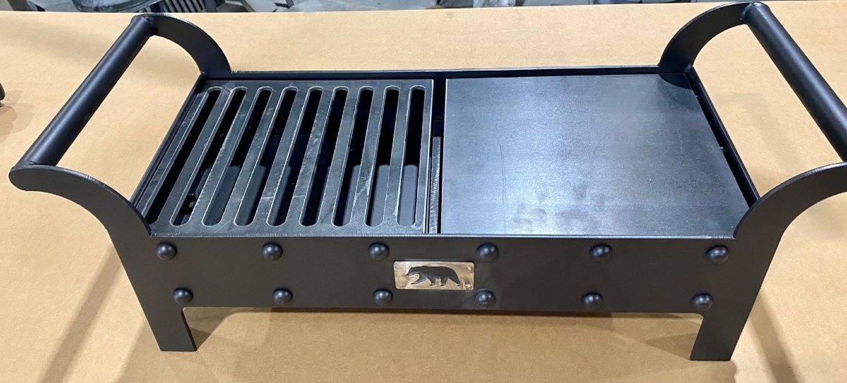 Table Top Charcoal Grill  - Comes with two removable grates and one removable griddle.