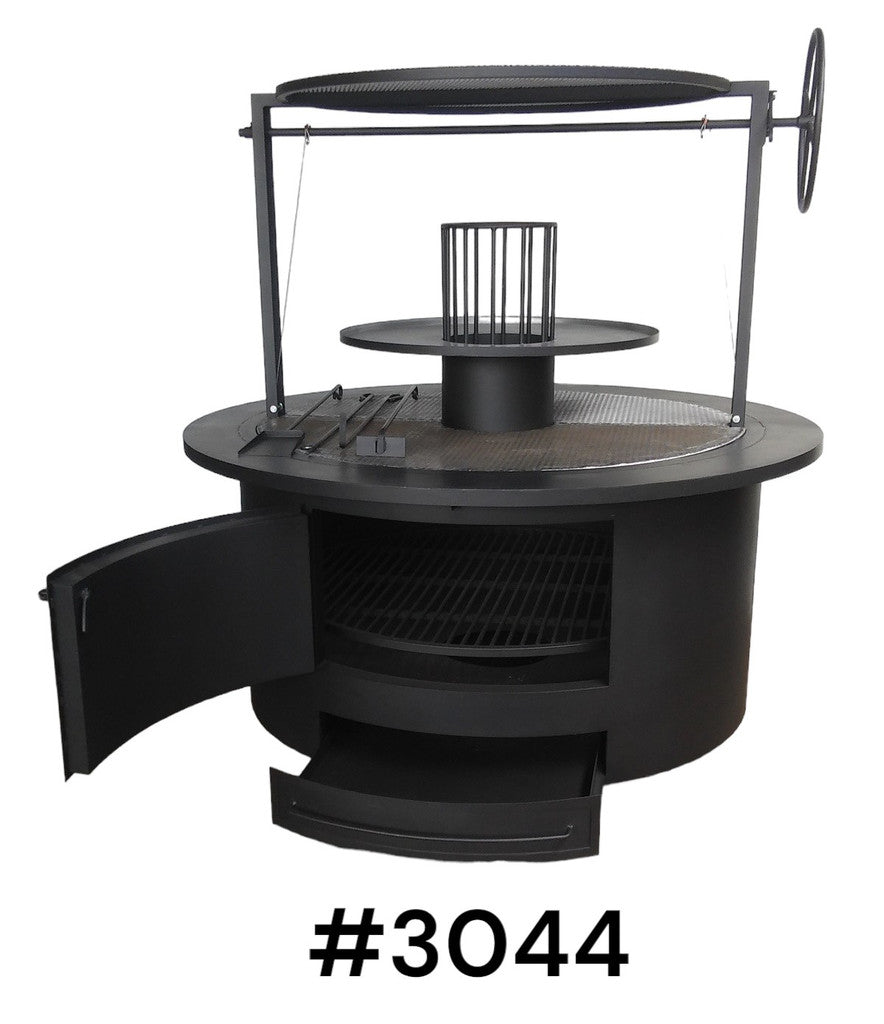3044 NSF Certified Round Insulated Charbroiler - My Store