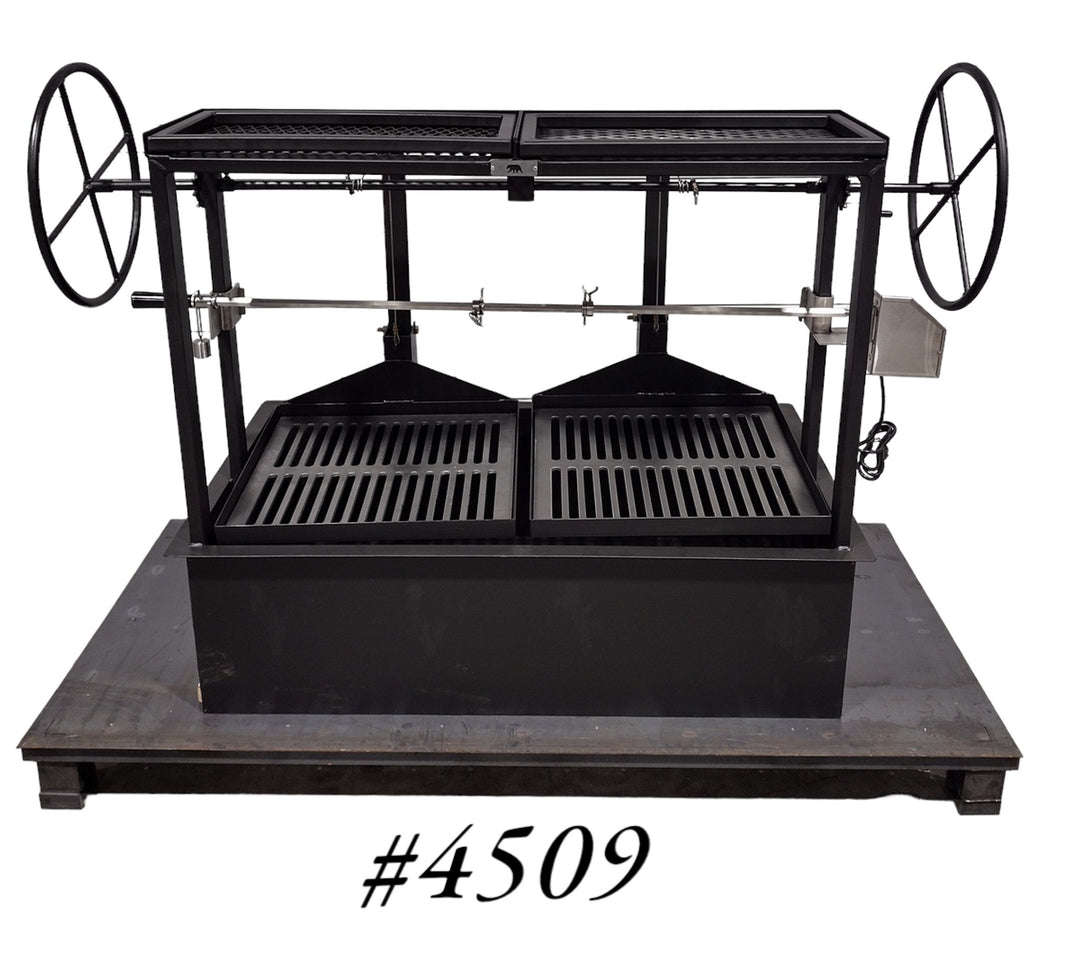 4509 COMMERCIAL Built-In Split Grill with Warming Rack - My Store