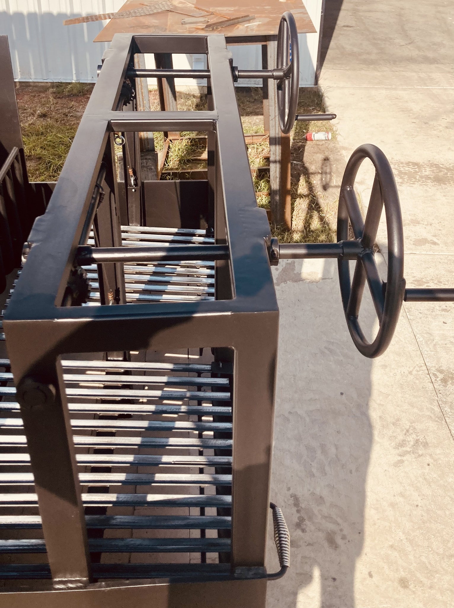 4530 Commercial Argentine Style Fire Table Grill - Heritage Backyard