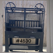 4530 Commercial Argentine Style Fire Table Grill - Heritage Backyard