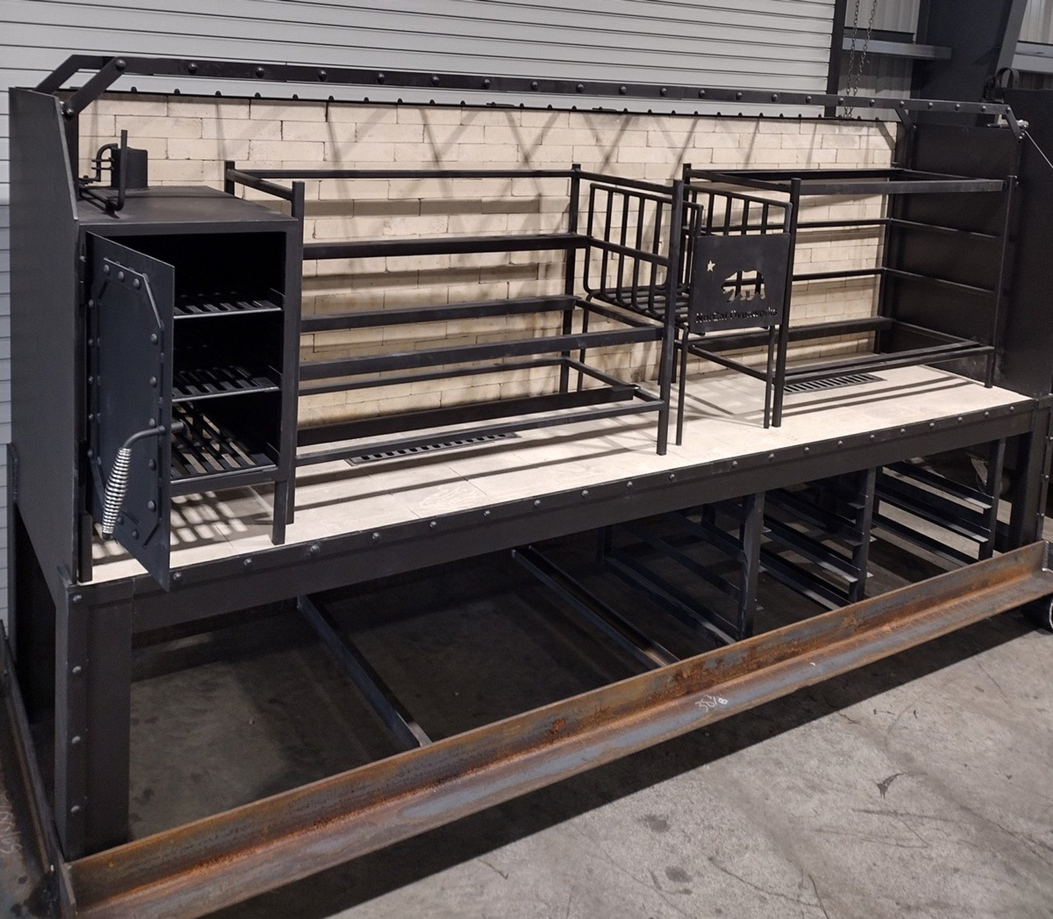 4566 COMMERCIAL Fire Table Grill - Heritage Backyard