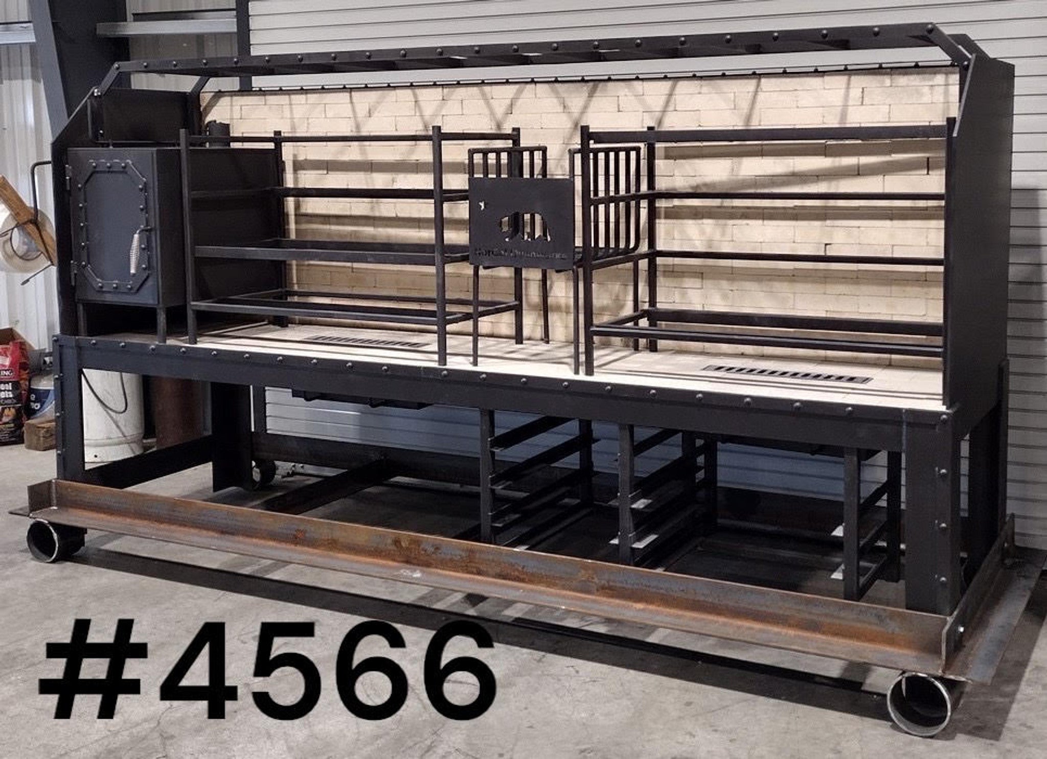 4566 COMMERCIAL Fire Table Grill - Heritage Backyard