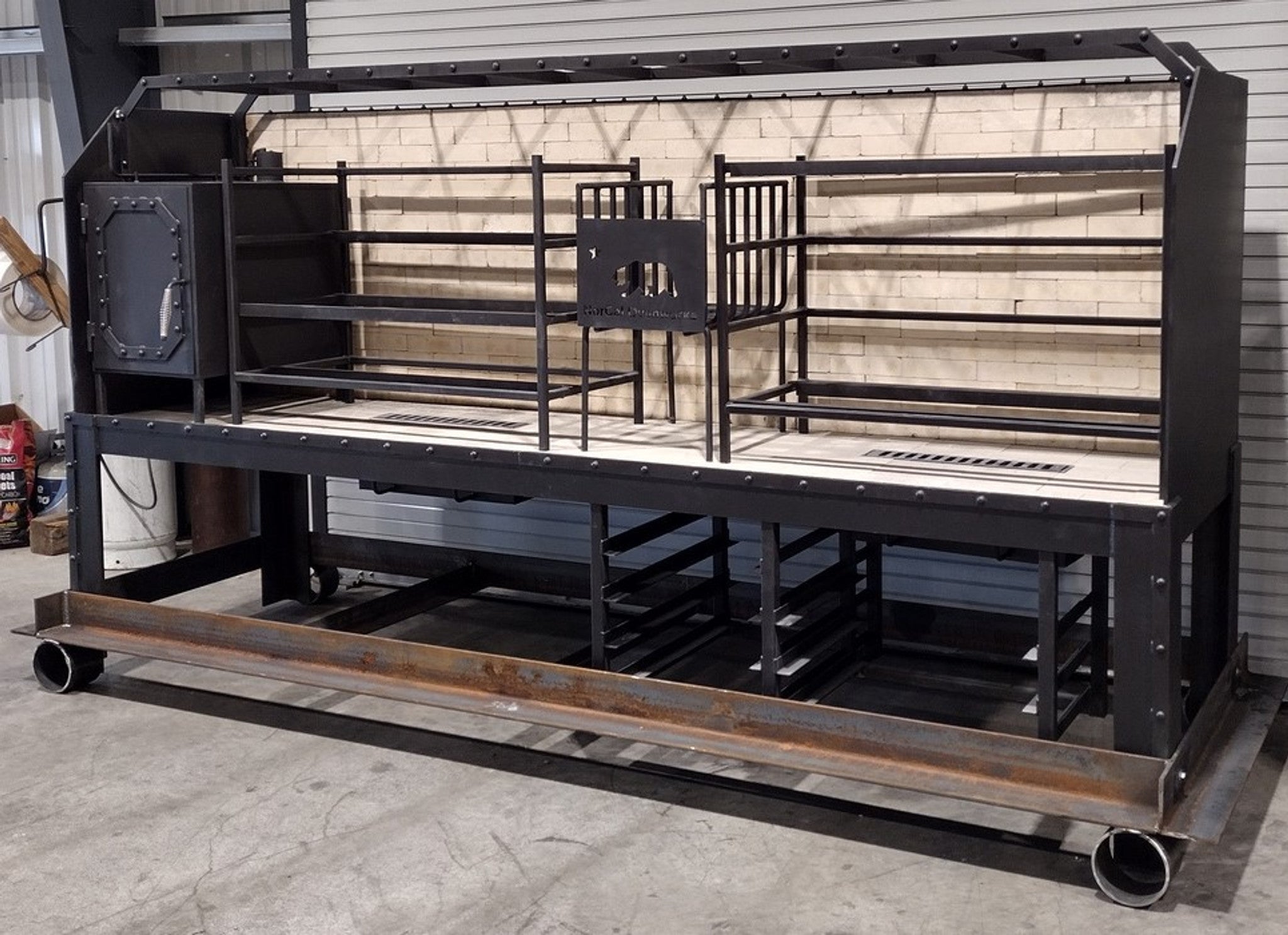 4566 COMMERCIAL Fire Table Grill - Heritage Backyard