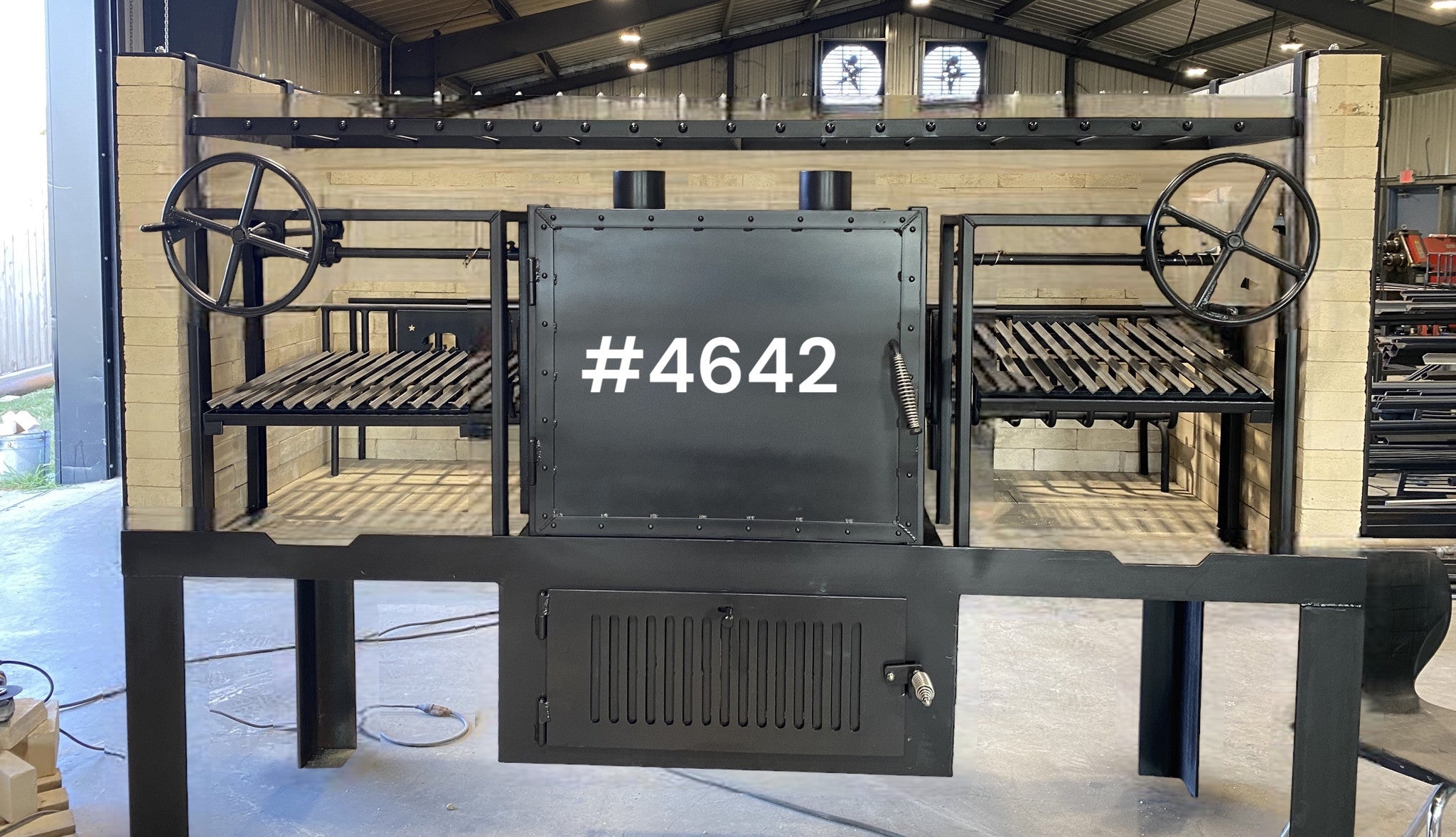 4642 COMMERCIAL Fire Table Grill - Heritage Backyard