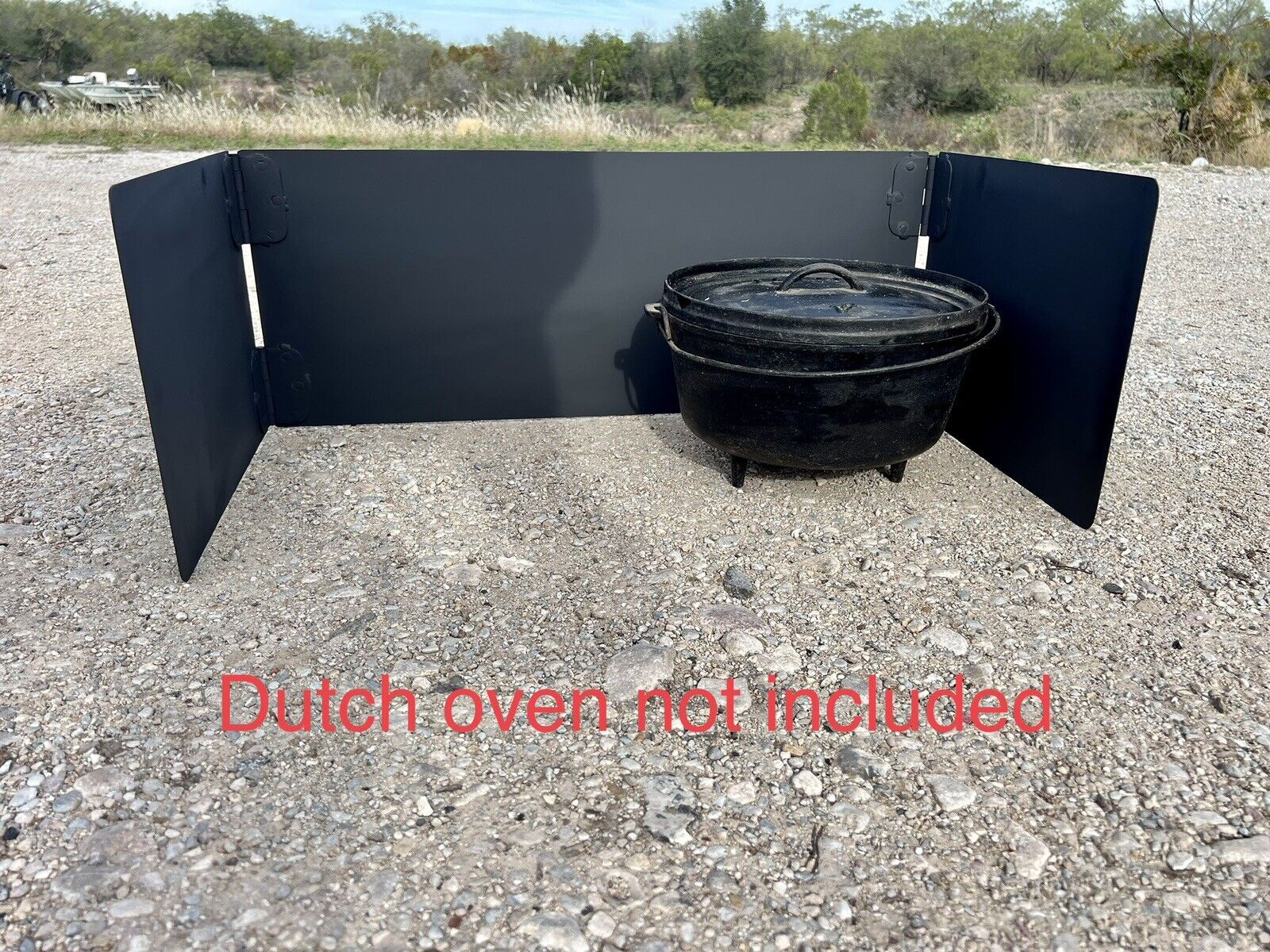 Campfire Wind Block - Heritage Backyard
