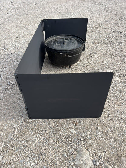 Campfire Wind Block - Heritage Backyard