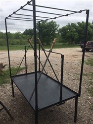 Chef Biggs Exhibition Firetable System with Meat Rack and Sword Package  - Heritage Backyard