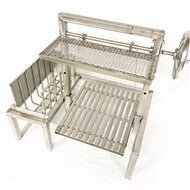 Free Standing Luxury Argentine Architectural Grill - Heritage Backyard