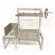 Free Standing Luxury Argentine Architectural Grill - Heritage Backyard