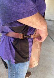 Heavy-duty Leather Apron for Grilling Master Chefs - Heritage Backyard