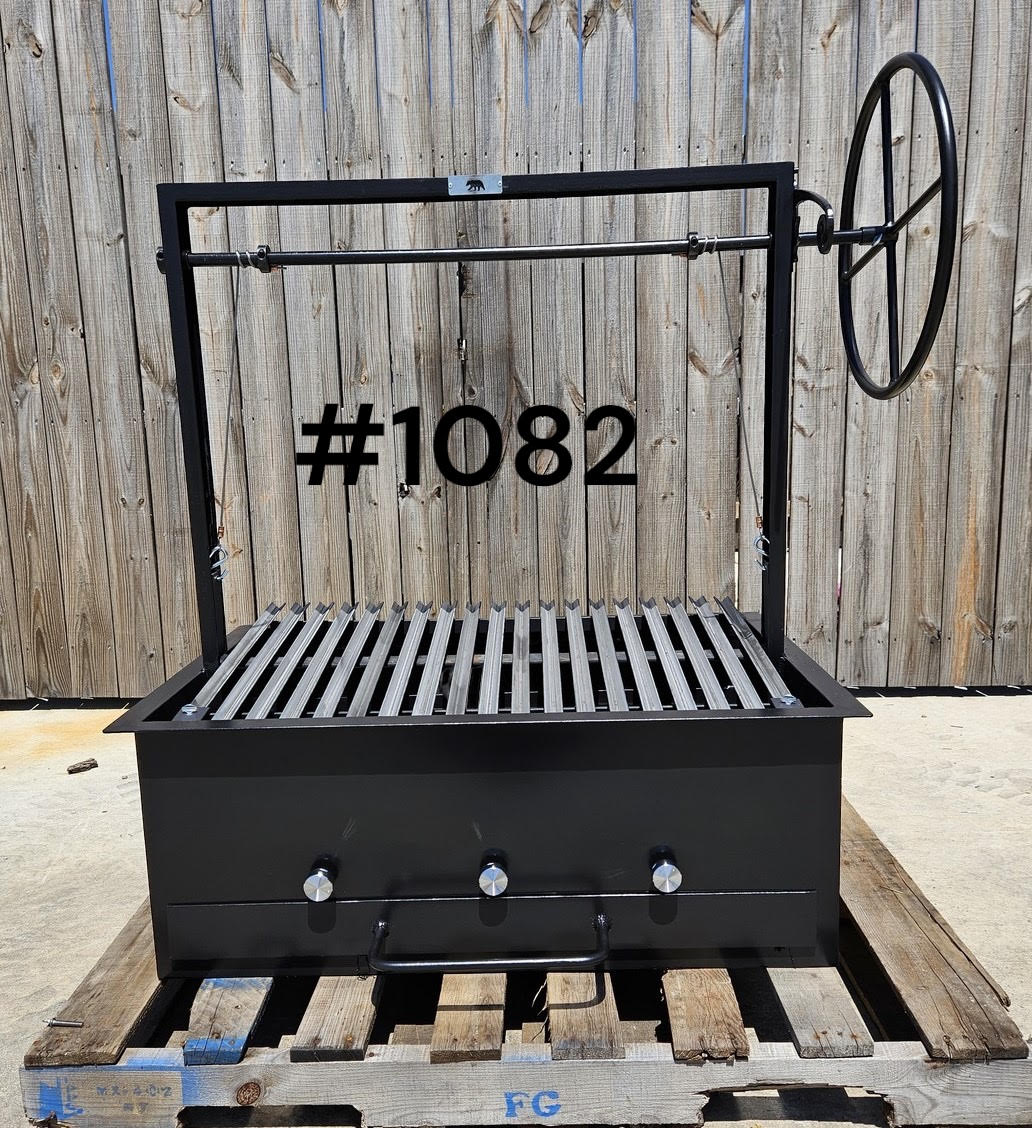 Hybrid Santa Maria Counter Built-In Grill - Heritage Backyard