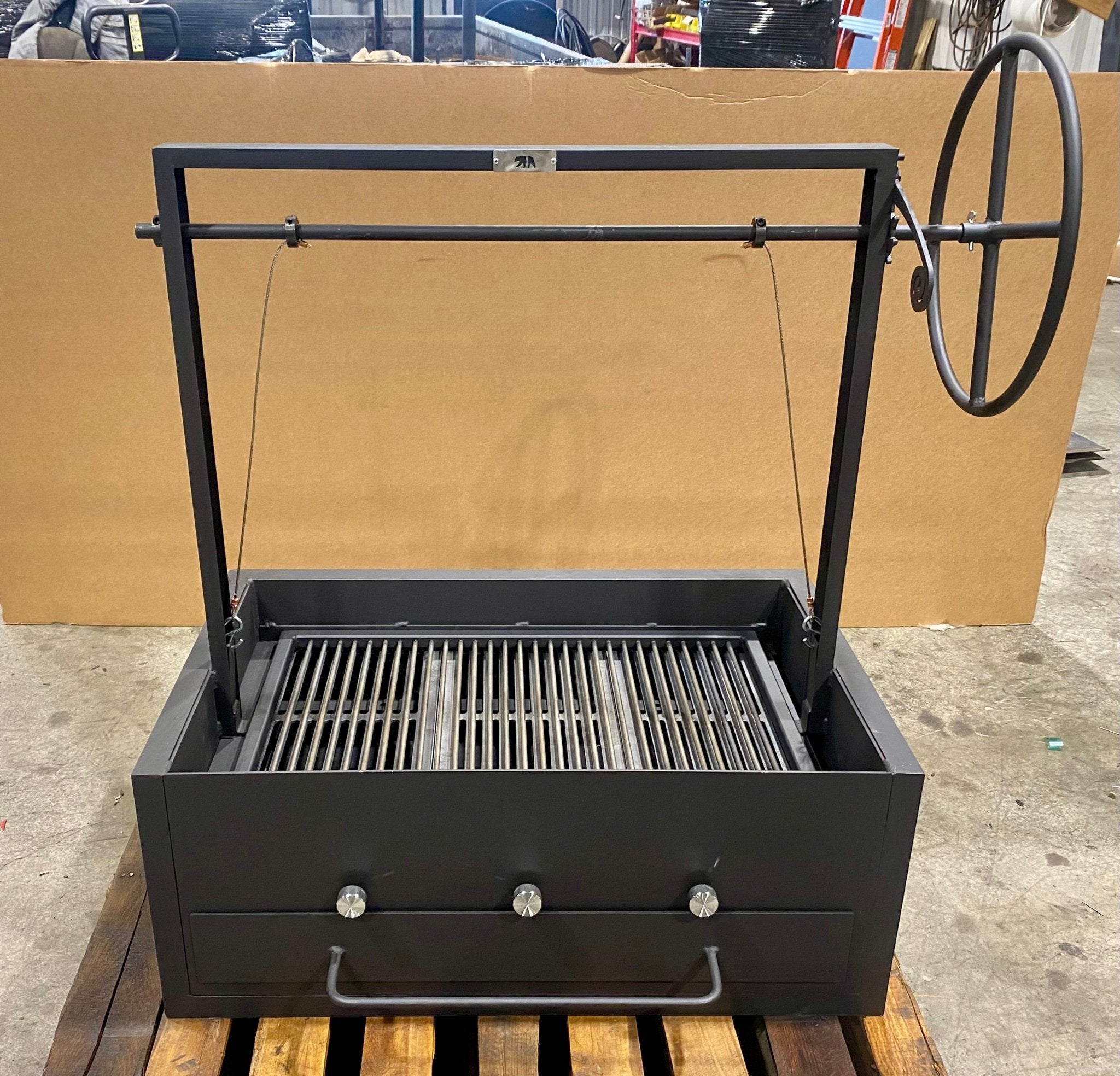 Hybrid Santa Maria Counter Built-In Grill - Heritage Backyard