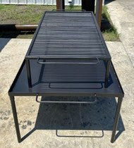 Portable Asado Grill with Round Rods for Asado Fire Table - My Store