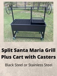 Portable COMMERCIAL Split Santa Maria Grill - My Store