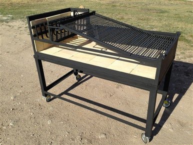 Portable Uruguayan Grills with Side Brasero - Heritage Backyard