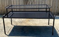 4596 Asado Fire Table Grill with Argentine V-Grate and Drip Pan - Heritage Backyard