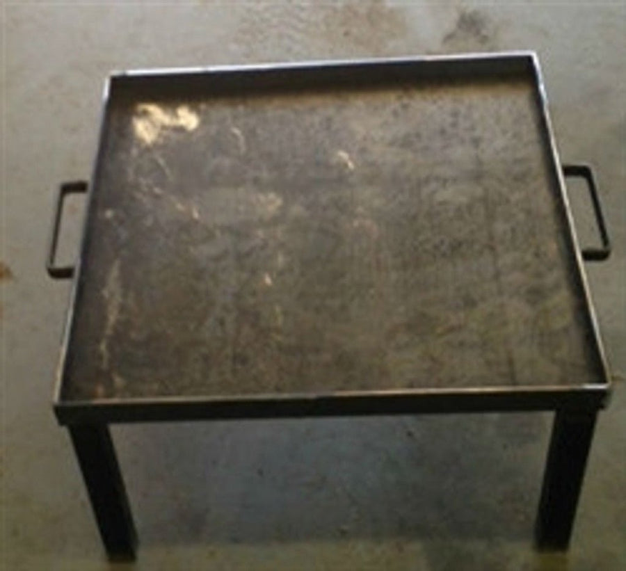 Rustic Steel Chapa Grill with Legs - My Store