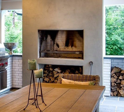 Uruguayan Architectural Grill with Side Brasero - Heritage Backyard Inc.