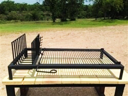Uruguayan Architectural Grill with Side Brasero - Heritage Backyard Inc.