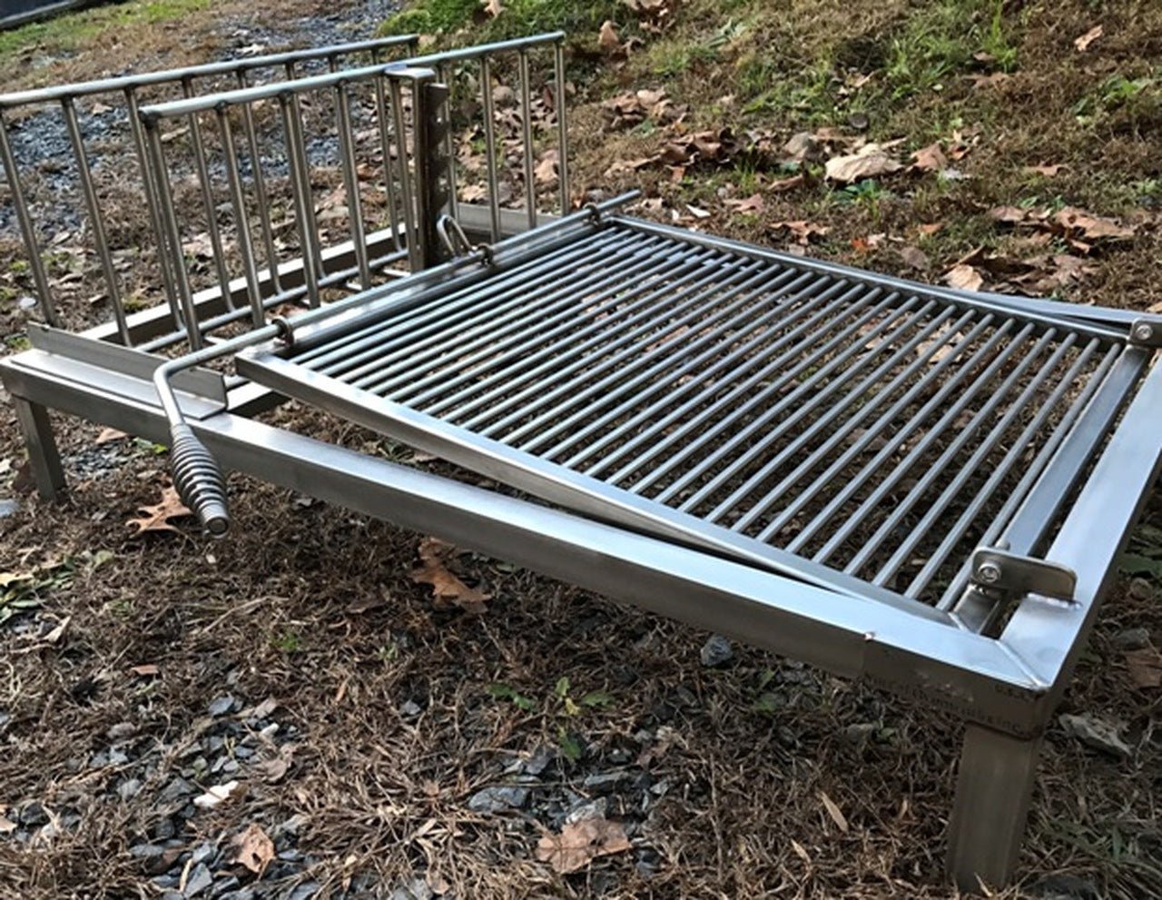 Uruguayan Architectural Grill with Side Brasero - Heritage Backyard Inc.