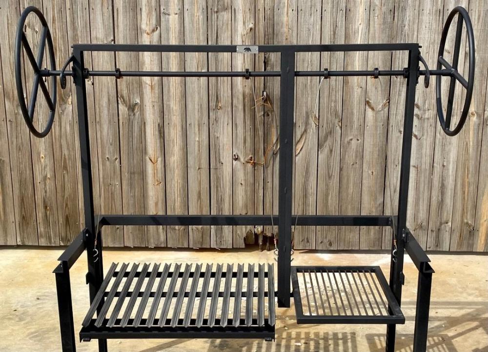 Split Argentine Architectural Grill with Flange - Heritage Backyard