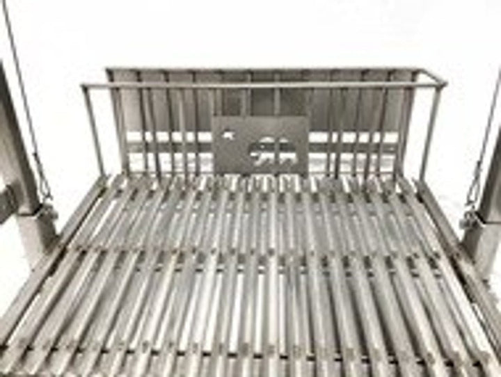 Split Argentine Architectural Grill with Rear Brasero - My Store